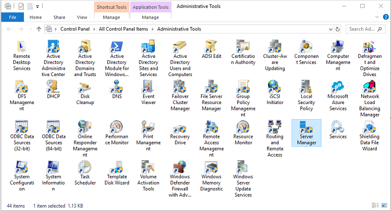 Windows Administrative Tools MSC Shortcut Commands