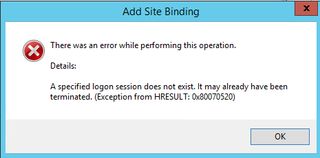 bindingerror