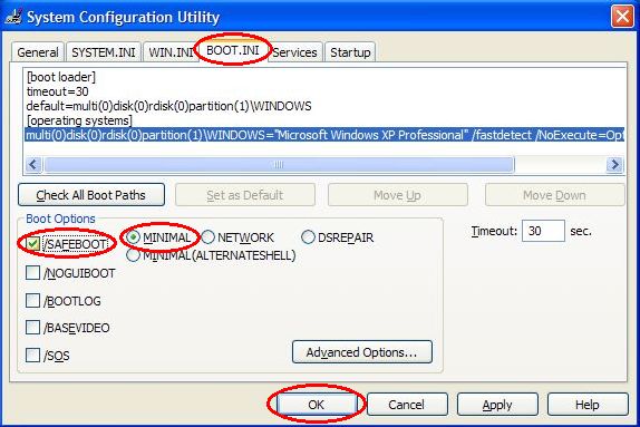 msconfig