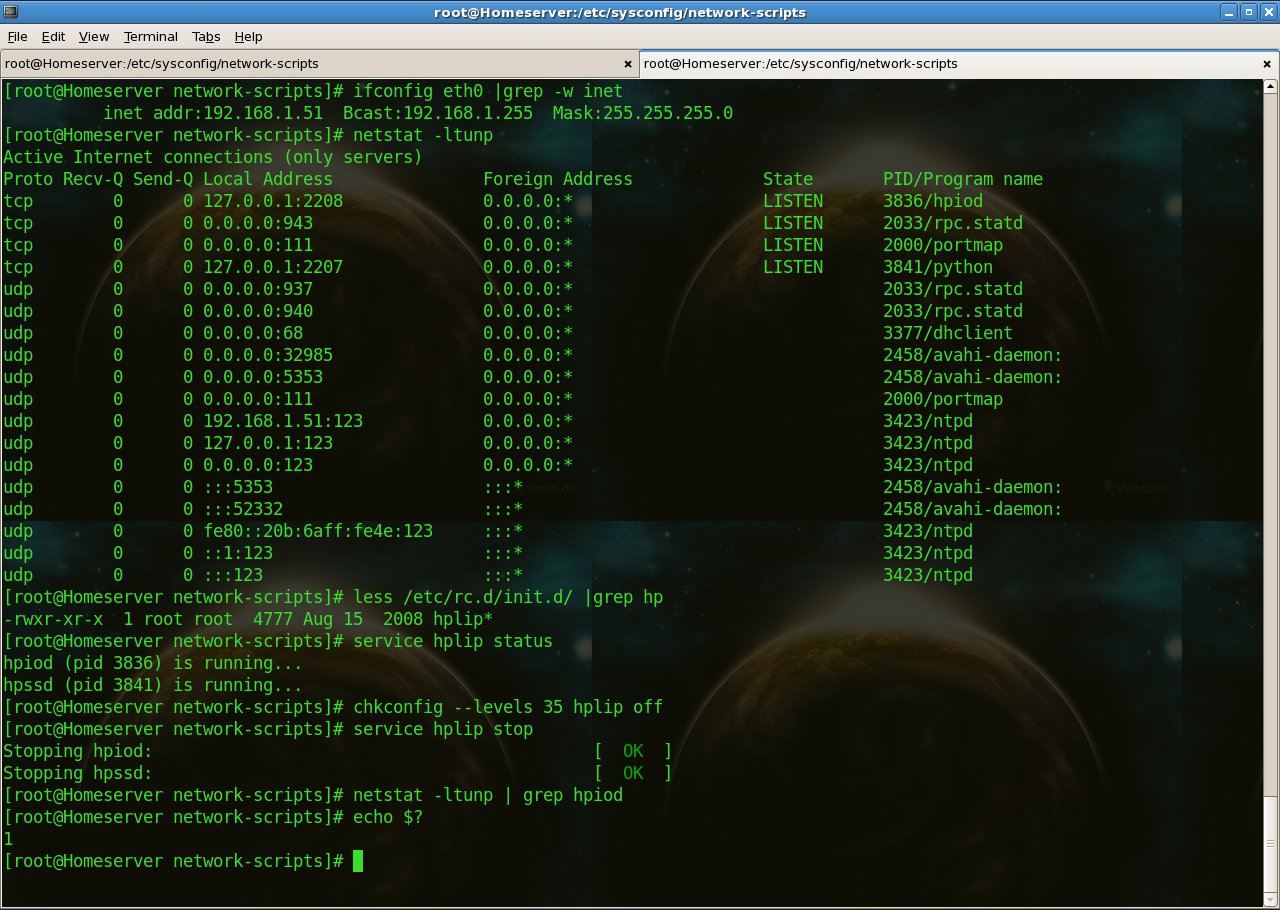ubuntu server show all tcp connections