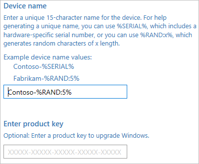 device name, upgrade license