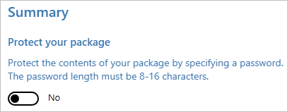 Protect your package